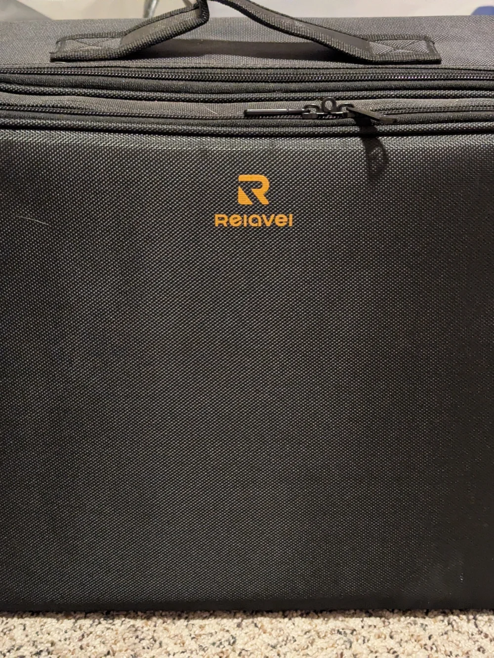 Black Travel Cosmetic Organizer Bag (Relavel)